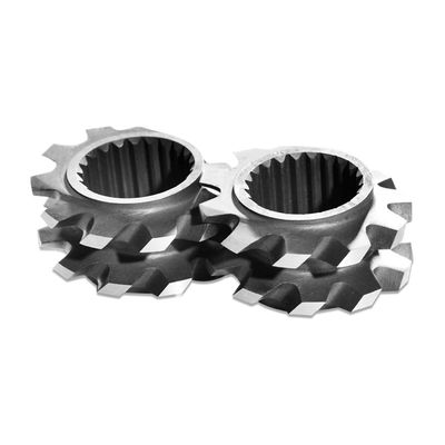 57,6 mm Dia TEM48SS Blok do ugniatania, Elementy wytłaczarki dwuślimakowej Custom Design