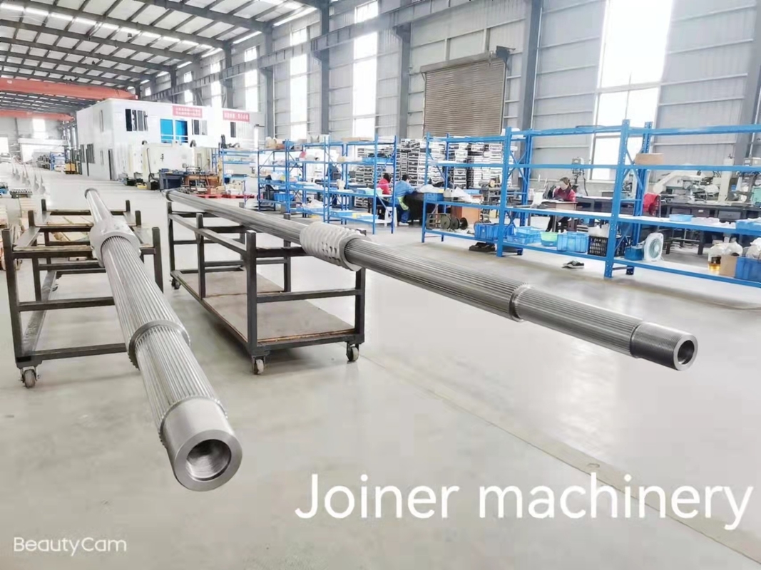 40CrNiMoA Materials Extruder Shafts with Cooling System for Puffed Food Industry by Joiner (Szafy ekstrudera z systemem chłodzenia dla przemysłu spożywczego)