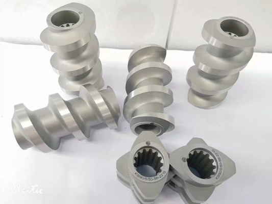 Równoległe elementy przenośnika ślimakowego wytłaczarki W6Mo5Cr4V2 Materiały do ​​PP PE PVC