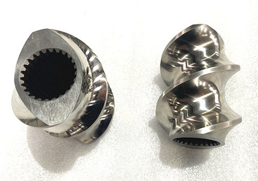 ZE77 Covey Screw Segments Extruder Screw Material HRC58 - 62 Twardość dla peletyzatora