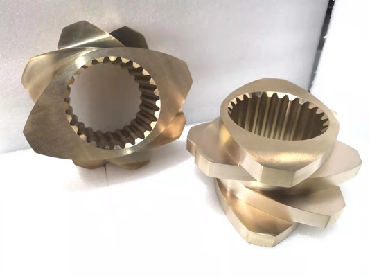 Średnica 150 mm Części wytłaczarki Element śrubowy Materiał z brązu aluminiowego