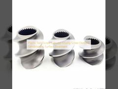 Plastic Twin Screw Extruder Mixing Screw Element Sandblasting Surface Treatment