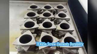 Elementy ślimakowe wytłaczarki dwuślimakowej TEX65a