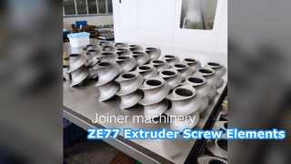 Elementy ślimakowe wytłaczarki ZE77 HRC58-62 Najwyższa jakość